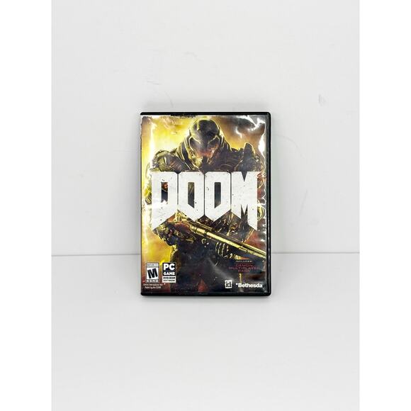 DOOM PC DVD-ROM 2016 Complete with Case and Disc - Picture 2 of 6